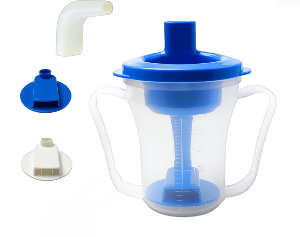 Dyspghagia flow regulating sippy cup
