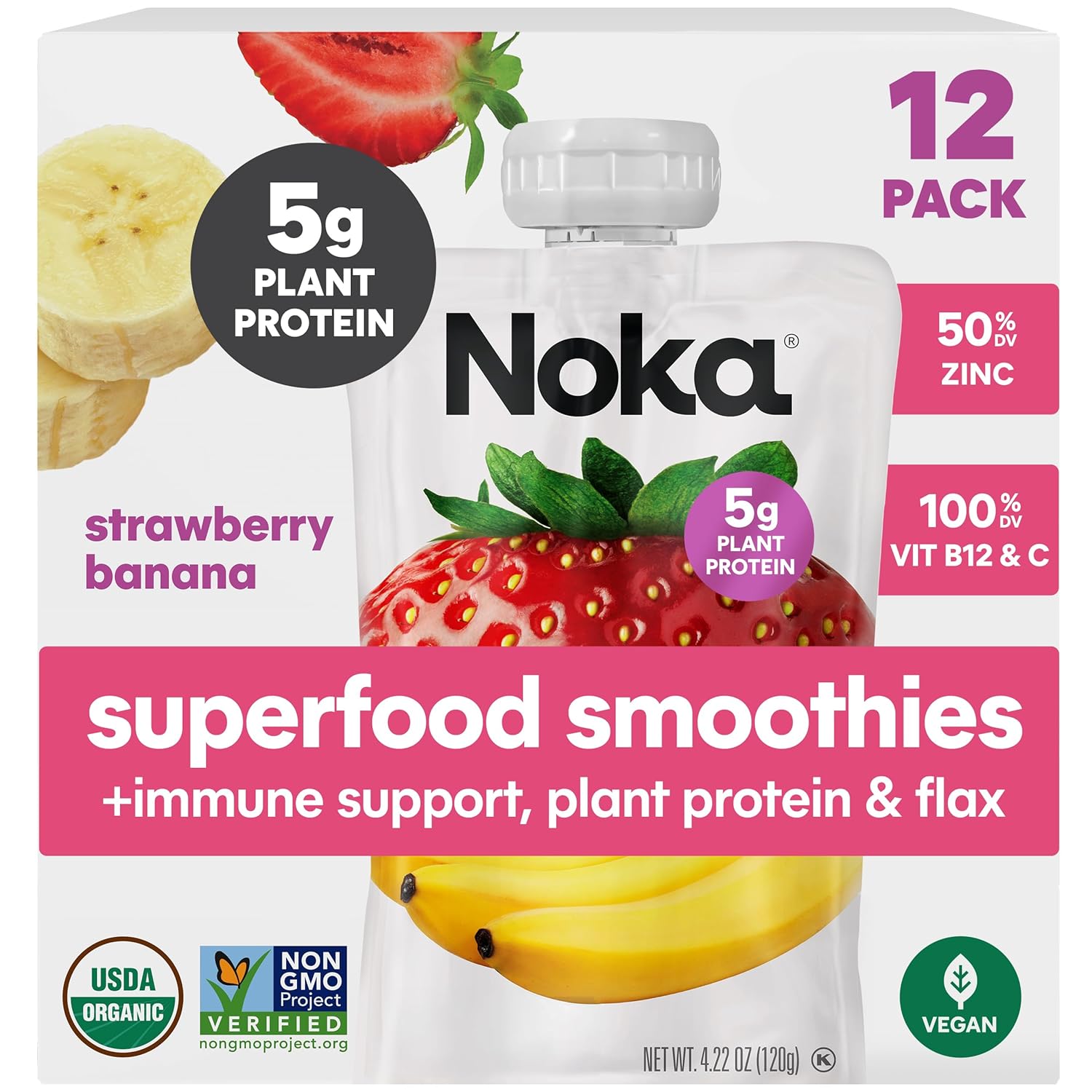 NOKA Superfood Dysphagia Pureed Foods Smoothies