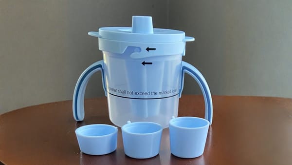 savvybloom dysphagia blue sippy cup